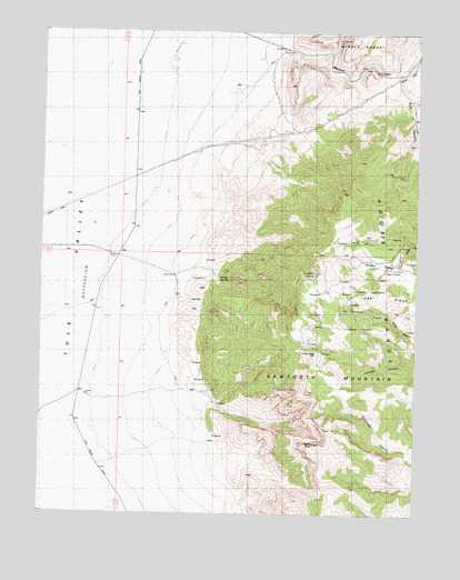 Notch Peak, UT USGS Topographic Map