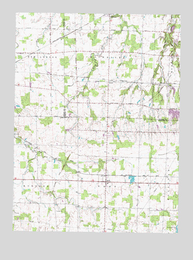 Nova, OH USGS Topographic Map