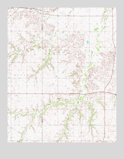 Belva, OK USGS Topographic Map