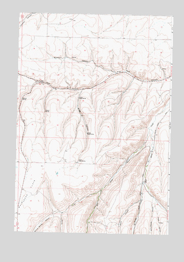 Nye, OR USGS Topographic Map