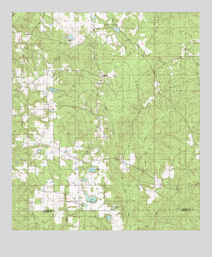 Nymph, AL USGS Topographic Map