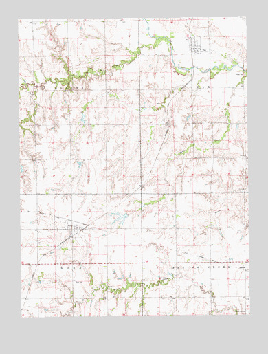 Oak, NE USGS Topographic Map