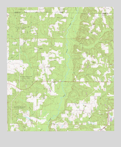 Oak Grove, FL USGS Topographic Map