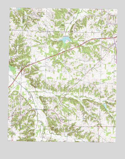Oak Level, KY USGS Topographic Map