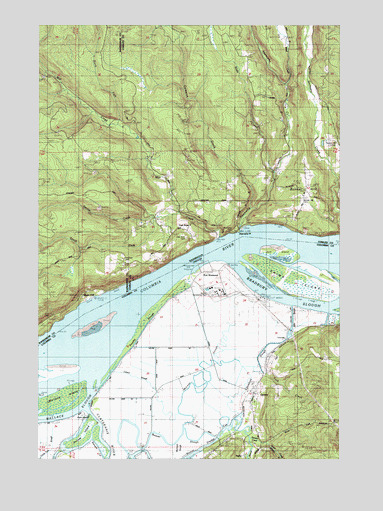 Oak Point, WA USGS Topographic Map