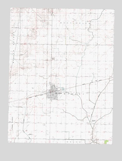 Bement, IL USGS Topographic Map