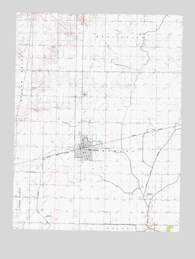 Bement, IL USGS Topographic Map