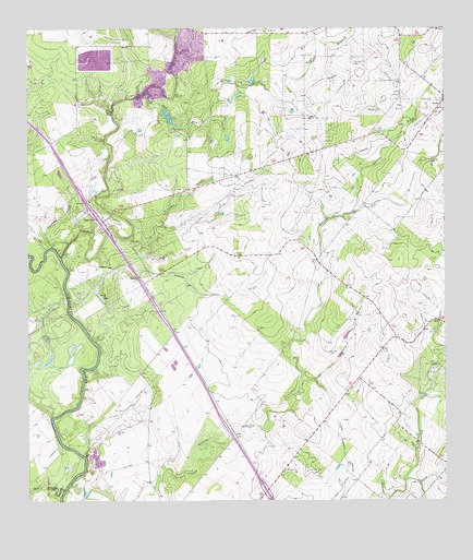 Oakville, TX USGS Topographic Map