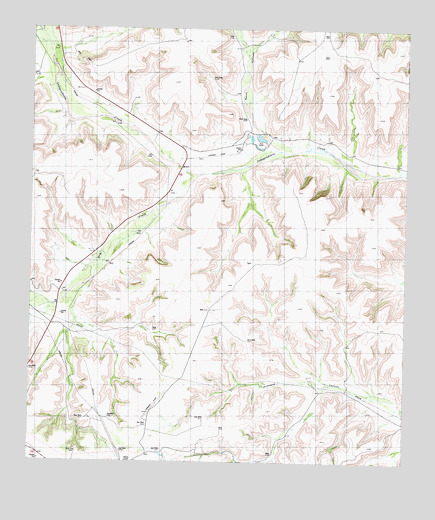Oasis Ranch, TX USGS Topographic Map