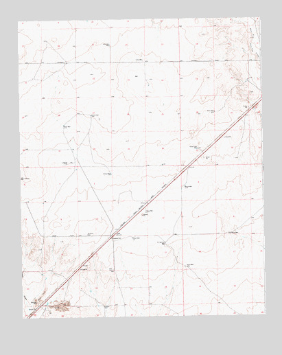 Obar, NM USGS Topographic Map