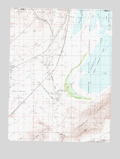 Ocala, NV USGS Topographic Map