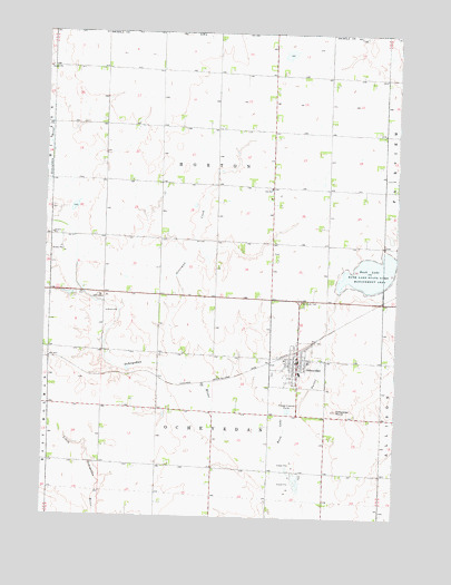 Ocheyedan, IA USGS Topographic Map