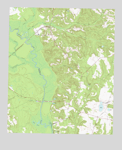 Oconee, GA USGS Topographic Map