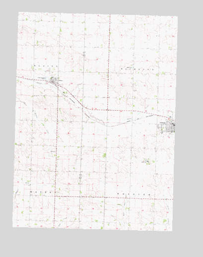 Odebolt West, IA USGS Topographic Map