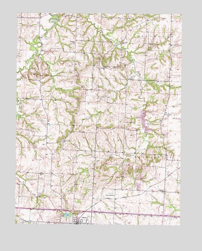 Odessa North, MO USGS Topographic Map