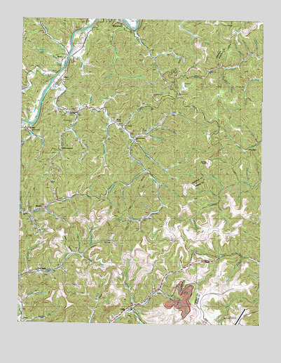 Offutt, KY USGS Topographic Map