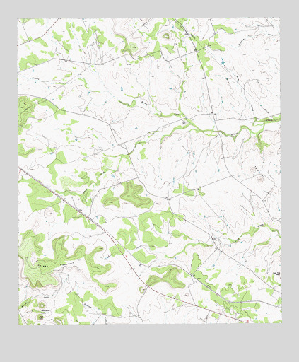 Ogles, TX USGS Topographic Map
