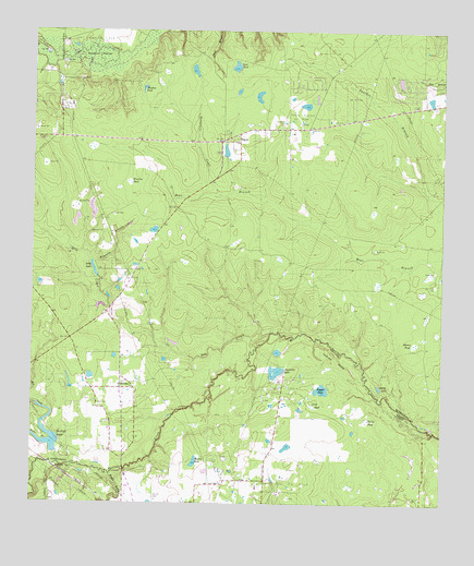 Oklahoma, TX USGS Topographic Map
