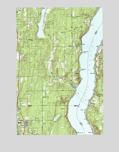 Olalla, WA USGS Topographic Map