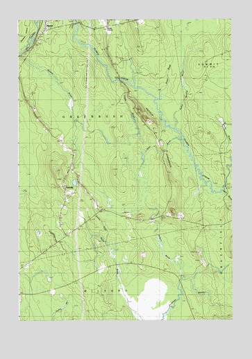 Olamon, ME USGS Topographic Map