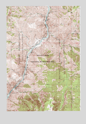 Old Timer Mountain, ID USGS Topographic Map