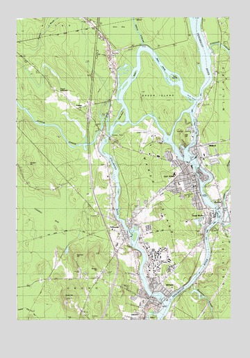 Old Town Maine Map Old Town, Me Topographic Map - Topoquest