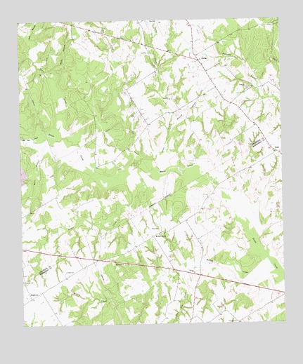 Oletha, TX USGS Topographic Map