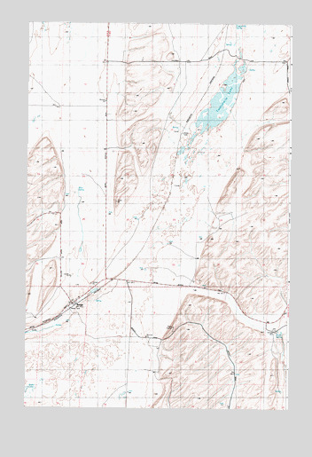 Benge, WA USGS Topographic Map