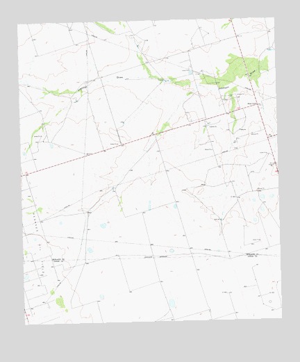Benge Corner, TX USGS Topographic Map