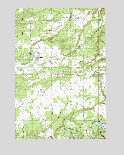 Onalaska, WA USGS Topographic Map