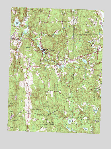 Oneco, CT USGS Topographic Map