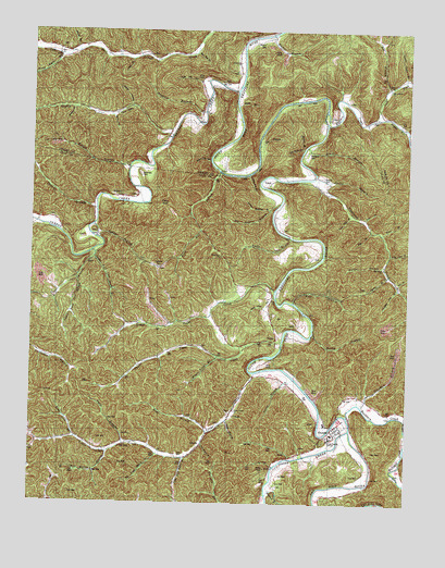 Oneida, KY USGS Topographic Map