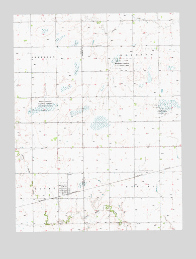 Ong, NE USGS Topographic Map