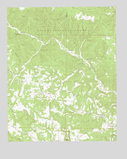 Onia, AR USGS Topographic Map