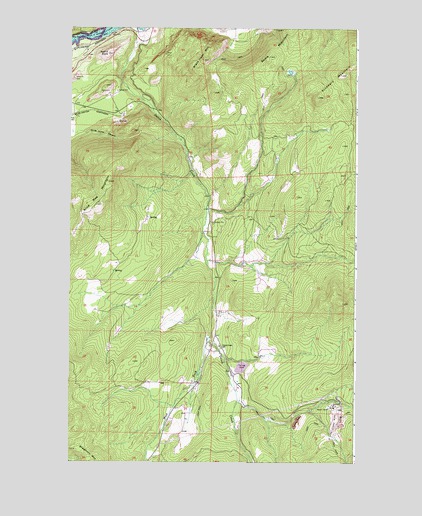 Onion Creek, WA USGS Topographic Map