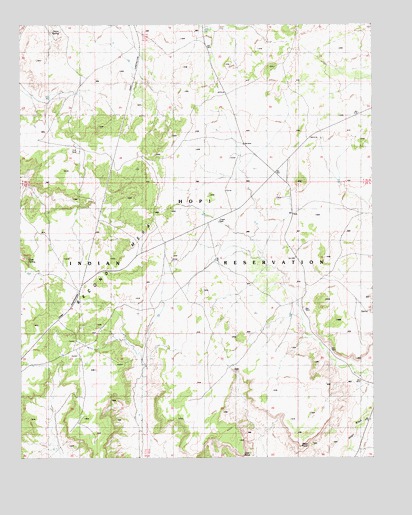 Onion Spring, AZ USGS Topographic Map