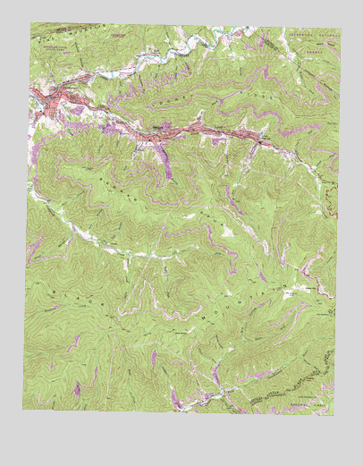 Benham, KY USGS Topographic Map