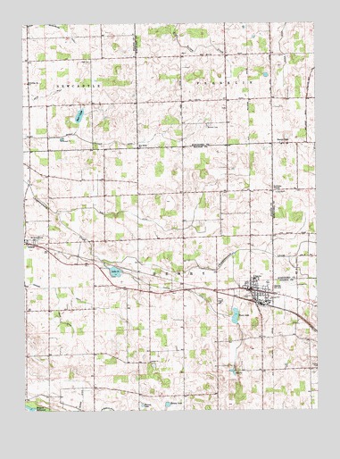 Akron, IN USGS Topographic Map