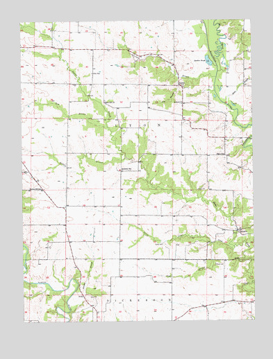 Benjamin, MO USGS Topographic Map