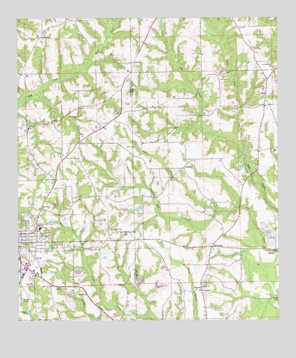 Opp East, AL USGS Topographic Map