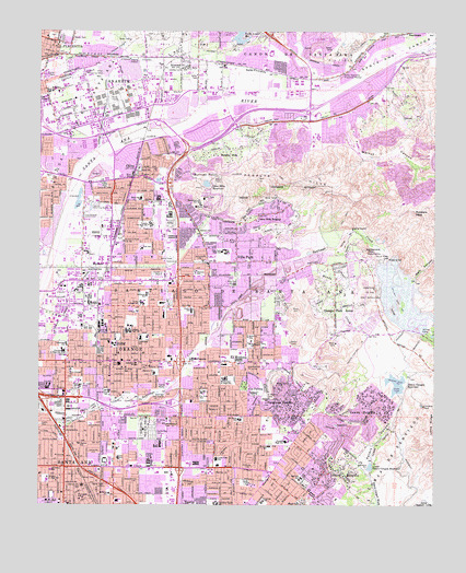 Orange, CA USGS Topographic Map