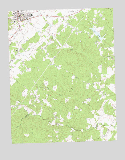 Orange, VA USGS Topographic Map