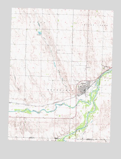 Benkelman, NE USGS Topographic Map