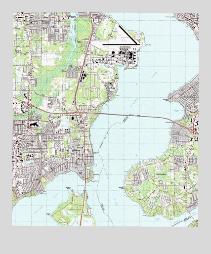 Orange Park, FL USGS Topographic Map