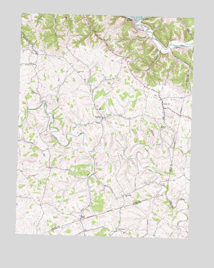 Orangeburg, KY USGS Topographic Map