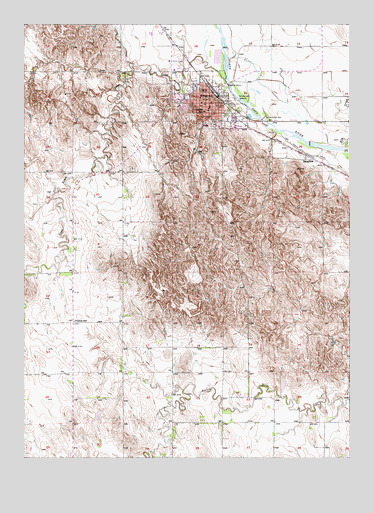 Ord, NE USGS Topographic Map