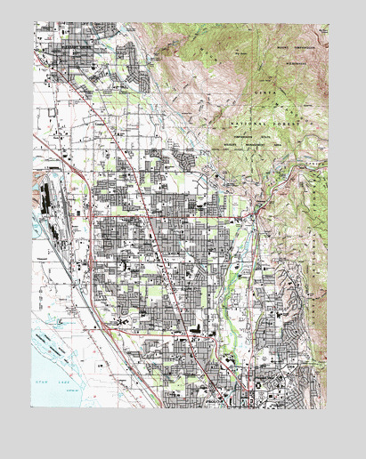 Orem, UT USGS Topographic Map