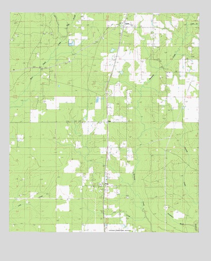 Oretta, LA USGS Topographic Map