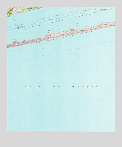 Oriole Beach, FL USGS Topographic Map