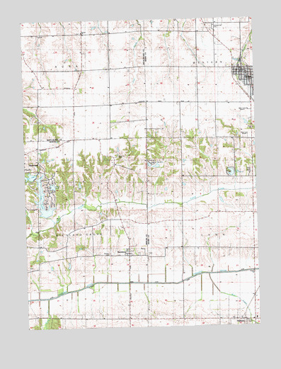 Orion, IL USGS Topographic Map